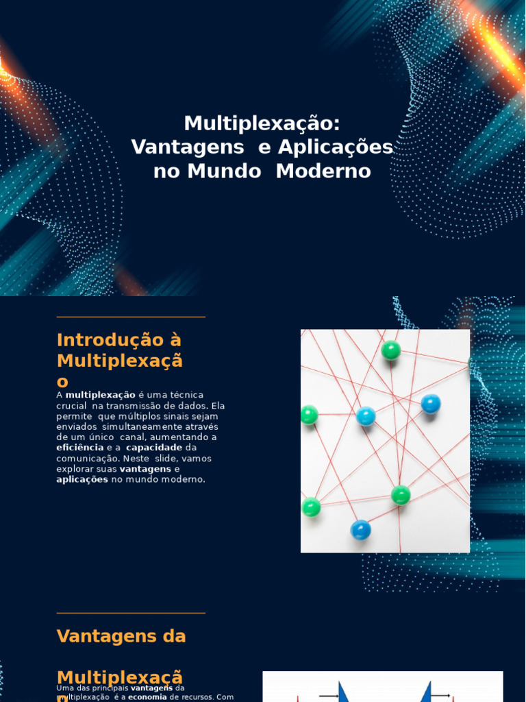 Vantagens e Aplicações da Multiplexação | PDF