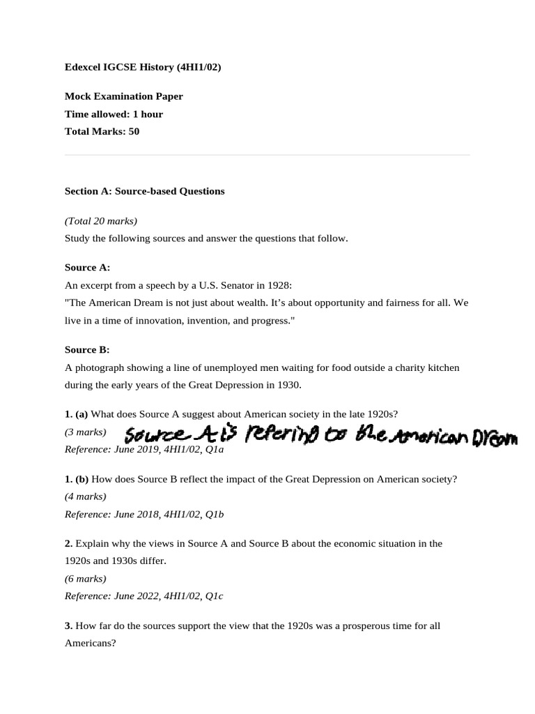Ap 1 edexcel igcse history pdf