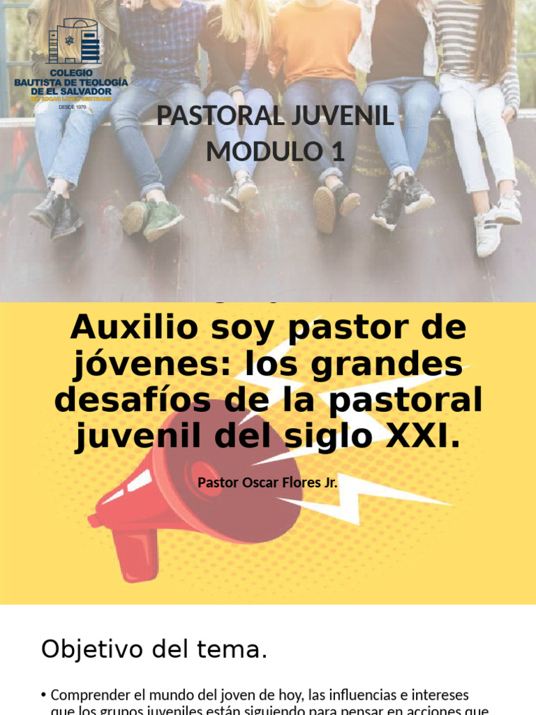 Desafíos de la Pastoral Juvenil Actual | PDF | Iglesia cristiana ...