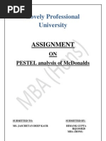 Download PESTEL Analysis of Mcdonalds by Himank Gupta SN82084582 doc pdf