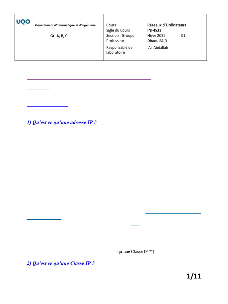 Calculateur de masque IPv4 et sous-réseaux | PDF | Adresse IP ...