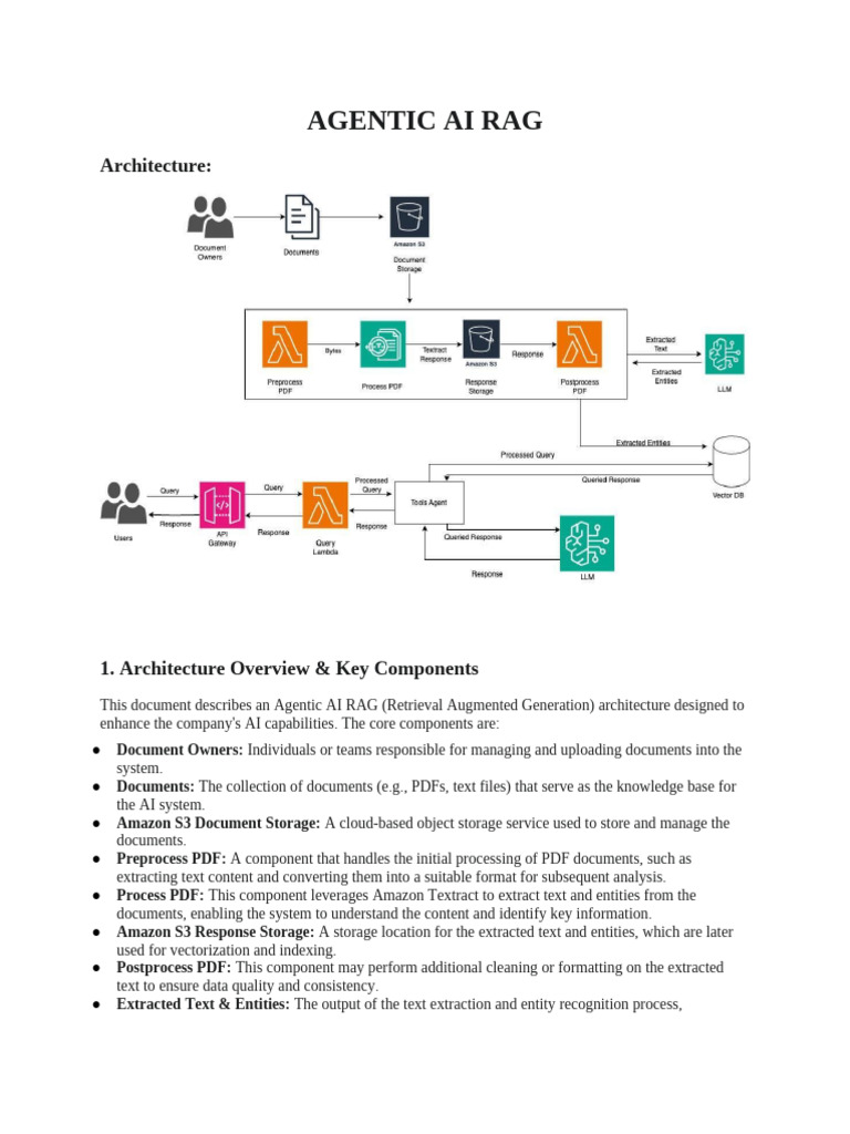 Agentic AI RAG Architecture Overview | PDF | Information Retrieval ...