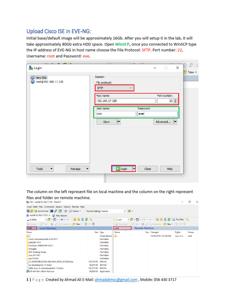 Install Cisco ISE on EVE-NG Guide | PDF