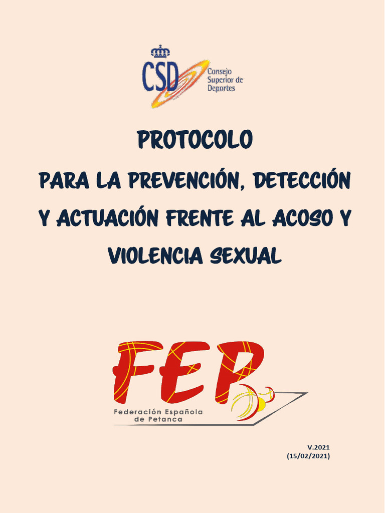 Protocolo contra Acoso y Violencia Sexual | PDF | Acoso sexual | Violencia