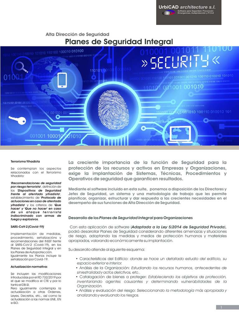 Planes de Seguridad Integral para Empresas | PDF | La seguridad ...