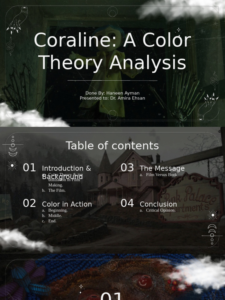 Coraline - A Color Theory Analysis - HA | PDF | Color | Computer Graphics