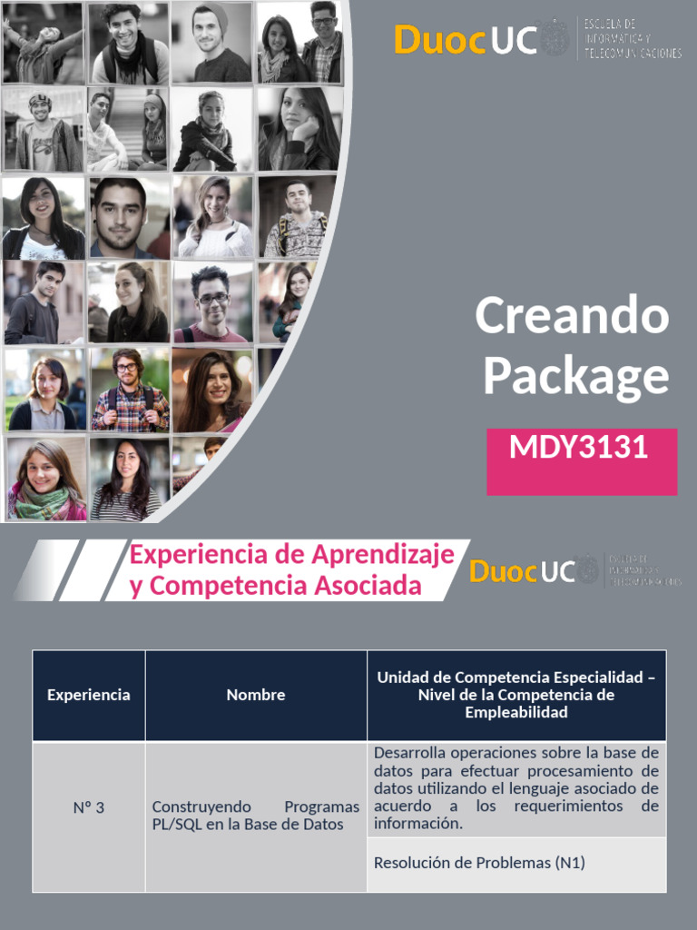 Creación y Uso de Packages PL/SQL | PDF | Pl / Sql | SQL