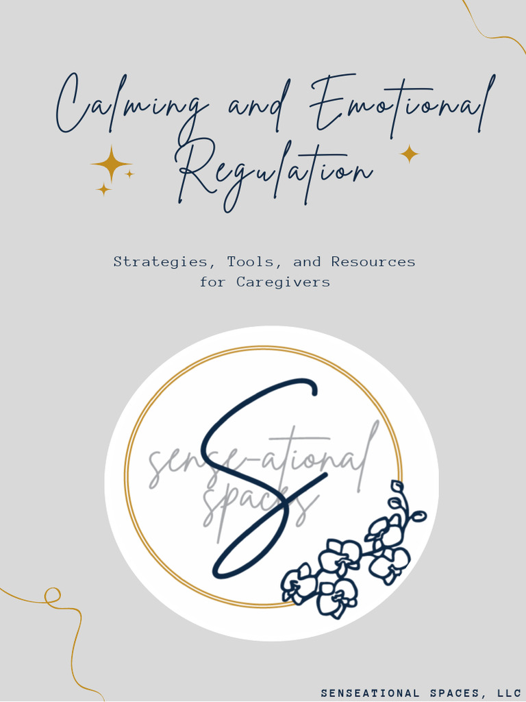 Calming and Emotional Regulation Packet | PDF | Senses | Perception