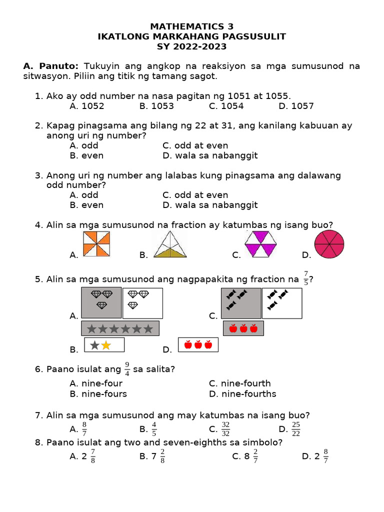 Math 3 | PDF