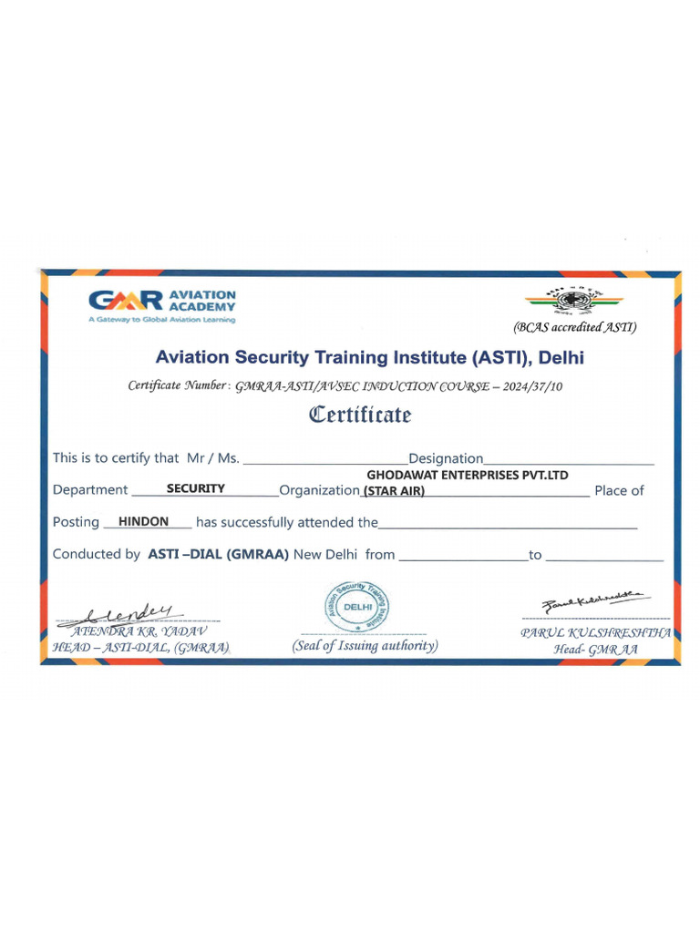 Avsec Refresher | PDF