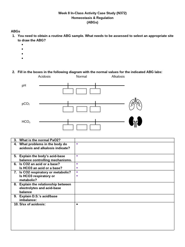 Wk8 In-Class Activity_ABGs_Student | PDF