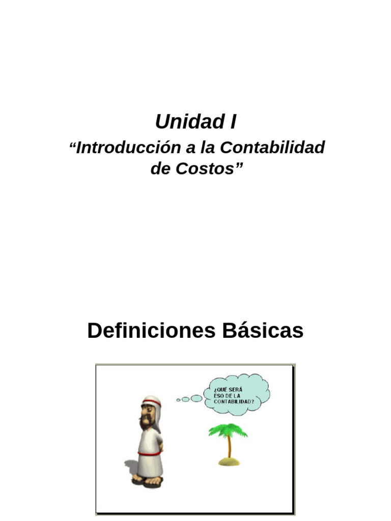 Introducción a la Contabilidad de Costos | PDF | Contabilidad ...