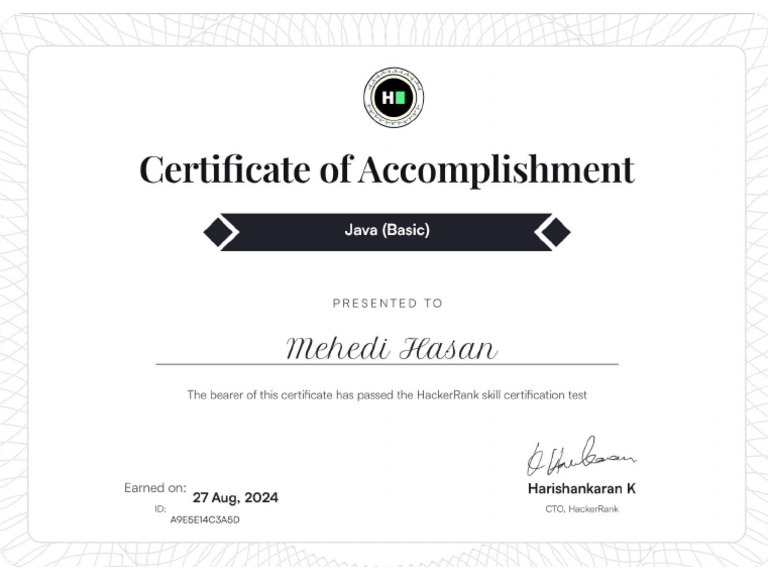 Java - Basic Certificate - Compressed | PDF