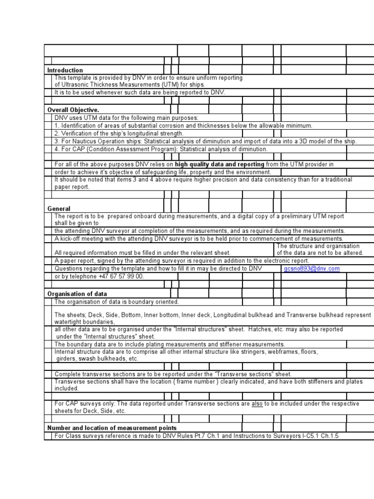 Thickness Gauging | PDF | Deck (Ship) | Surveying