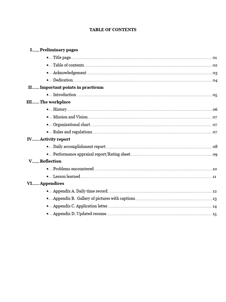 Practicum Experience Reflection Portfolio | PDF