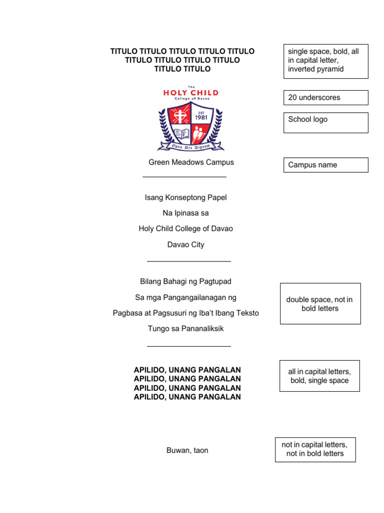 Konseptong-Papel Grade11 | PDF