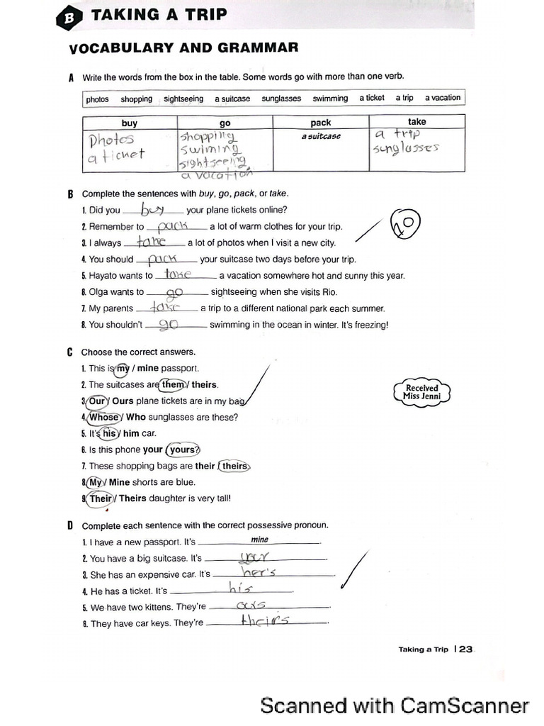 Lesson B. Activity Second Partial | PDF