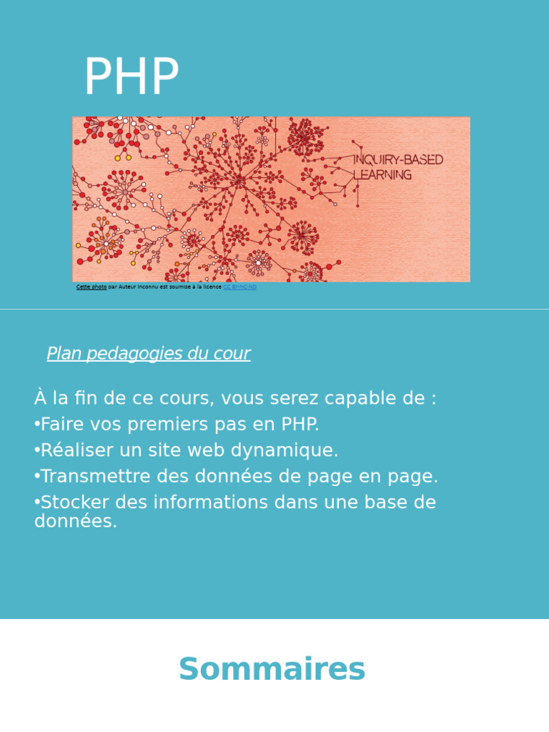 Introduction au PHP pour débutants | PDF | PHP | Internet