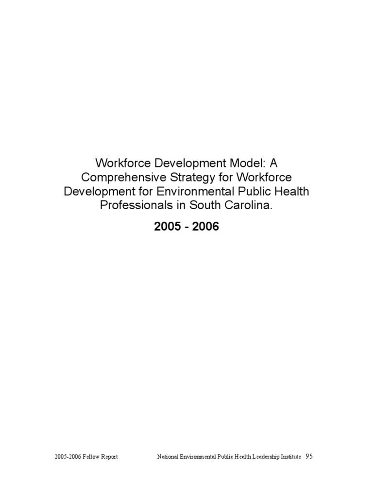 Workforce Development Model: A Comprehensive Strategy For Workforce ...