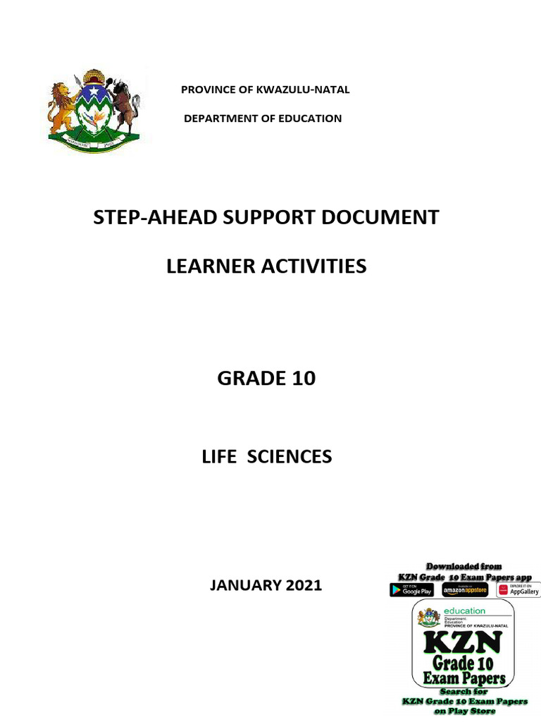 Grade 10 Life Sciences Activities Guide | PDF | Heart | Blood Vessel