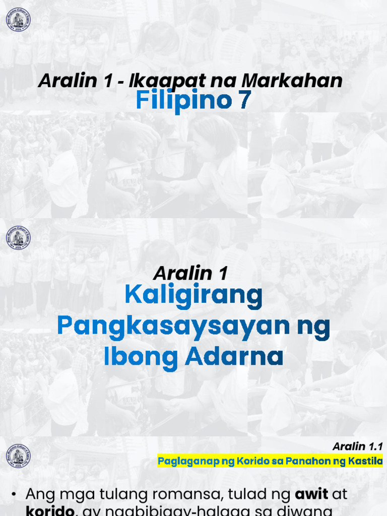 Filipino 7 Lesson 1 4th Quarter | PDF