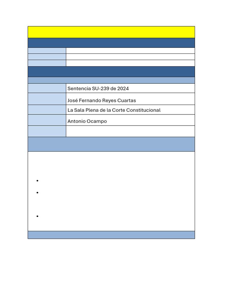 Sentencia SU-239 de 2024 | PDF | Sentencia (ley)