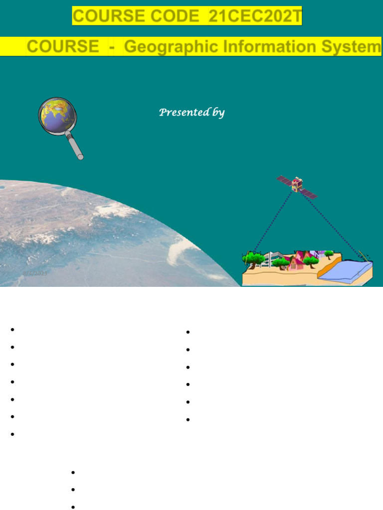 Unit - 5.1 - Introduction To GIS and Its Applications | PDF ...