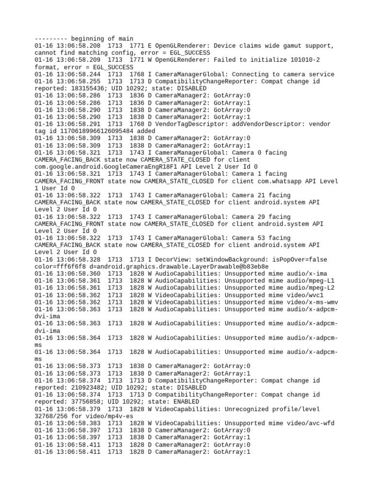 Logcat 1737007618022 | PDF | Computer Programming | Software Engineering