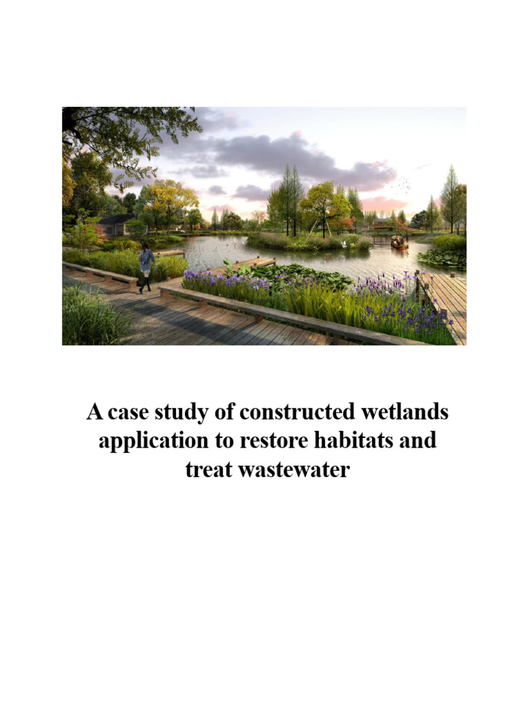 Constructed Wetlands in Canada | PDF | Wetland | Water