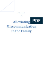 Alleviating Miscommunication in The Family