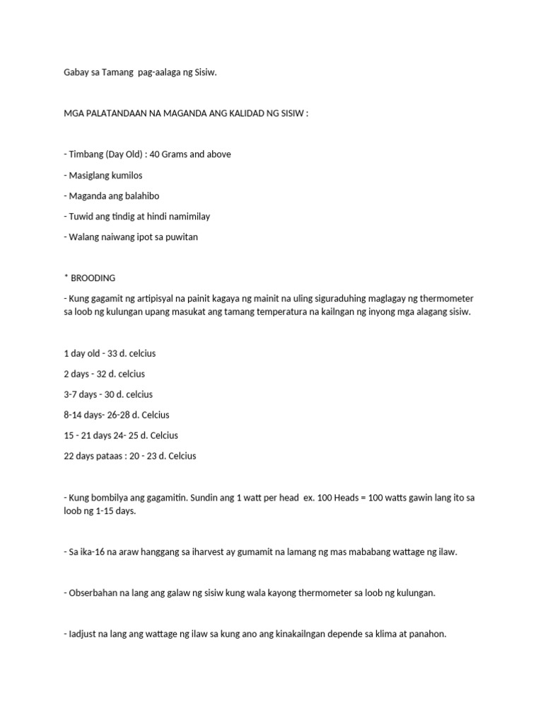 Broiler Process From Supplier | PDF
