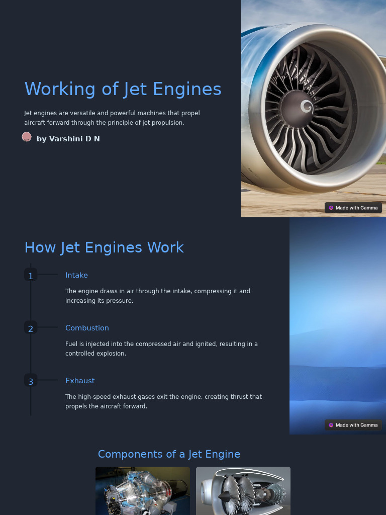 How Jet Engines Operate Explained | PDF | Jet Engine | Engines