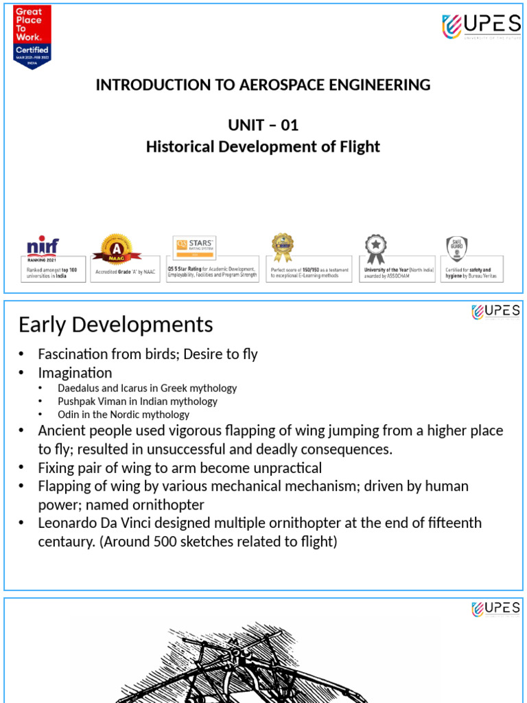 History of Flight in Aerospace Engineering | PDF | Wright Brothers ...