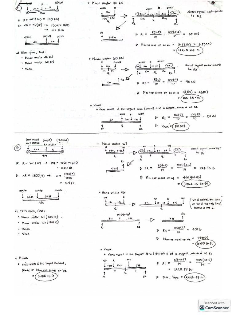 FINALS Reviewer Moving Loads | PDF