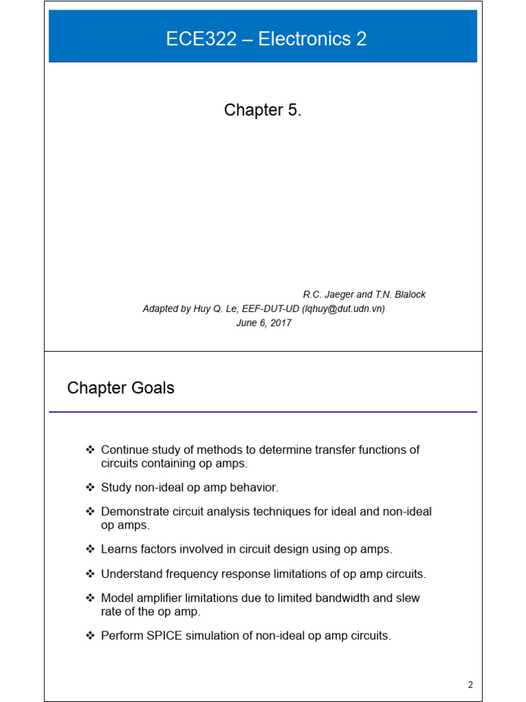 Non-Ideal Op Amps & Feedback Stability | PDF | Amplifier | Operational ...