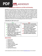 Download Workshop Handout Managing Your References and PDFs With Mendeley by Salma Patel SN82094762 doc pdf