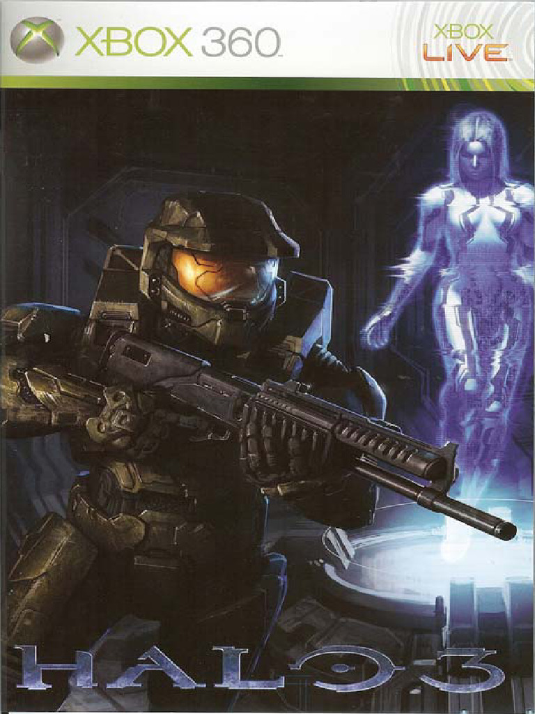 Jeu Halo 3 Xbox 360 - Avec Notice - Bon état - Boîtier Et Disque Fonctionnel