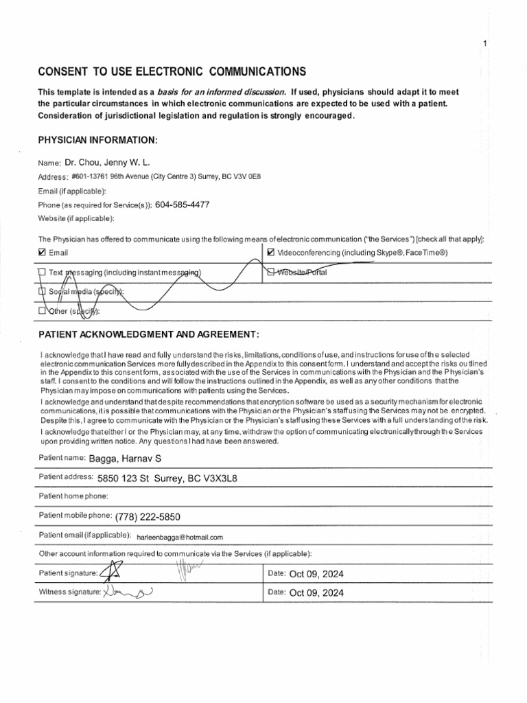 Email Consent | PDF