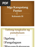 Kabanata 18 - Mga Karapatang Pantao