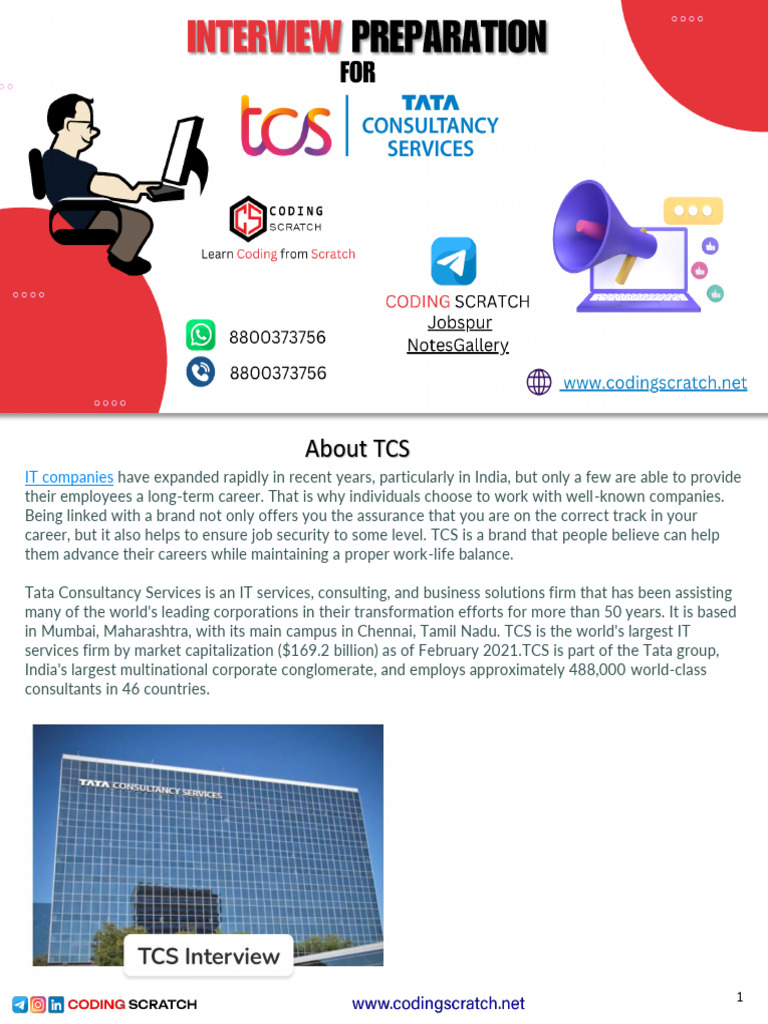 TCS Recruitment Process Explained | PDF | Computer Network | Java ...