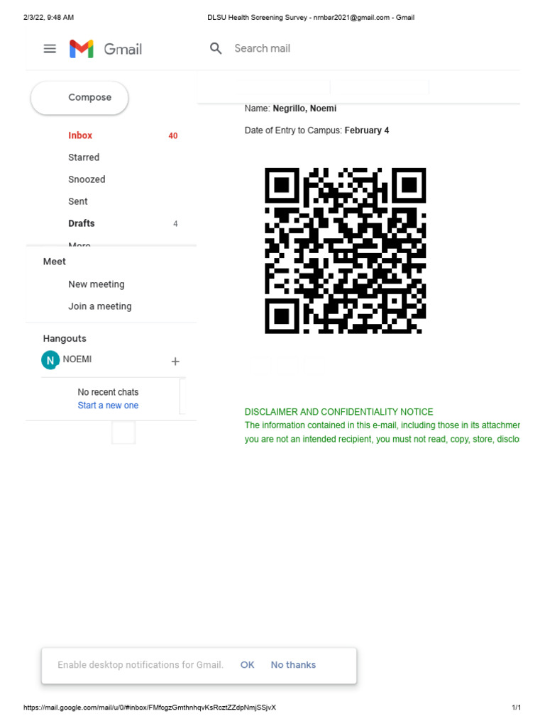 Dlsu Qr Code | PDF
