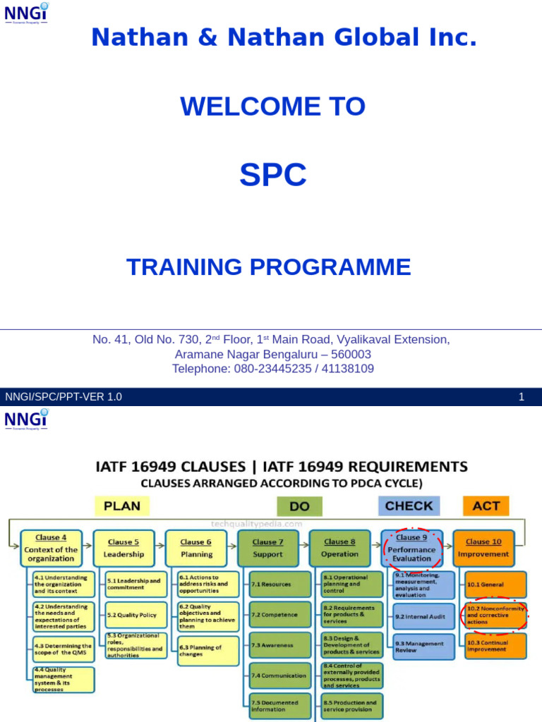 Statistical Process Control Training Guide | PDF | Statistics ...