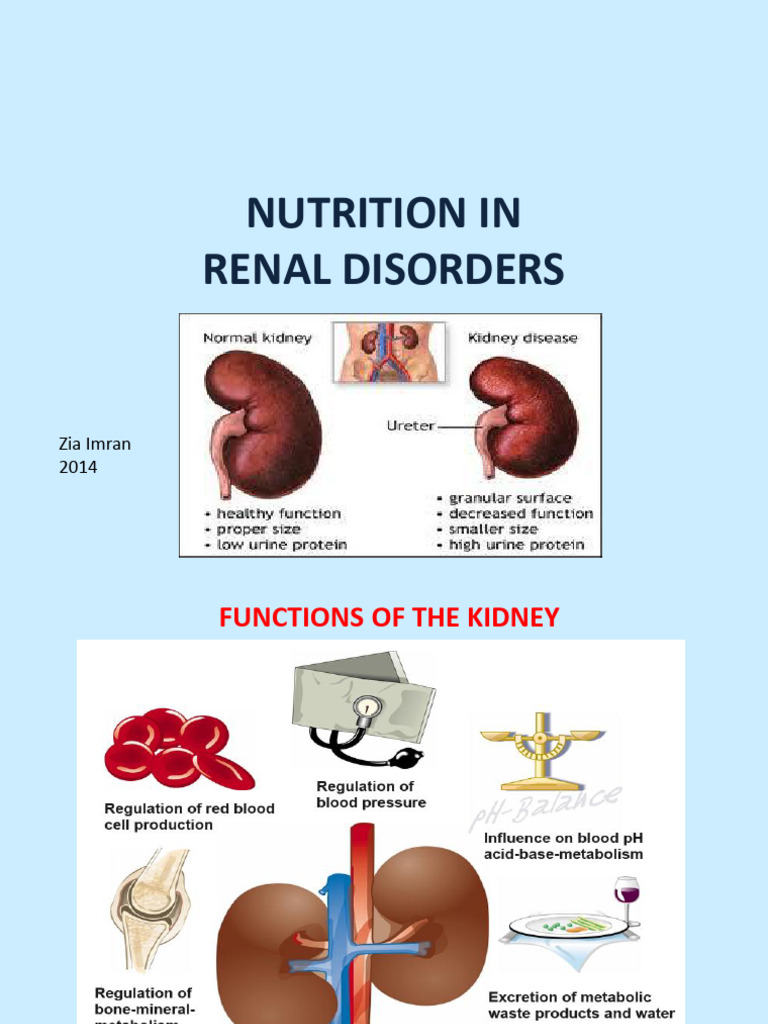 Nutrition Strategies for Renal Disorders | PDF | Kidney | Edema
