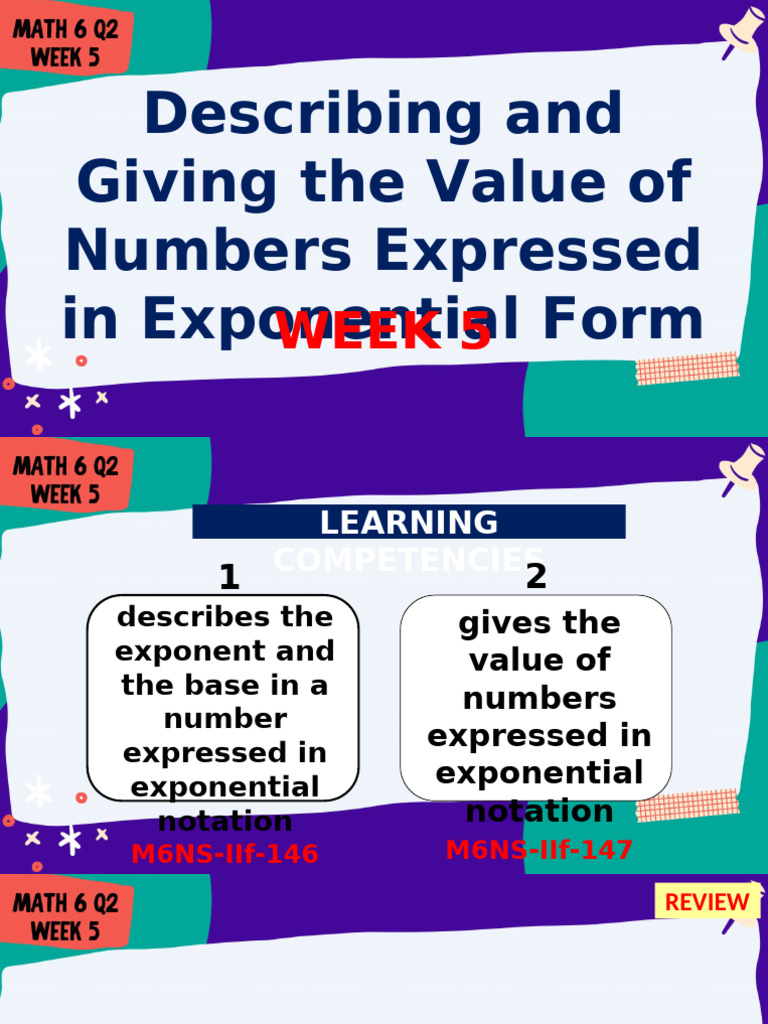Exponential Notation Explained | PDF | Exponentiation | Multiplication