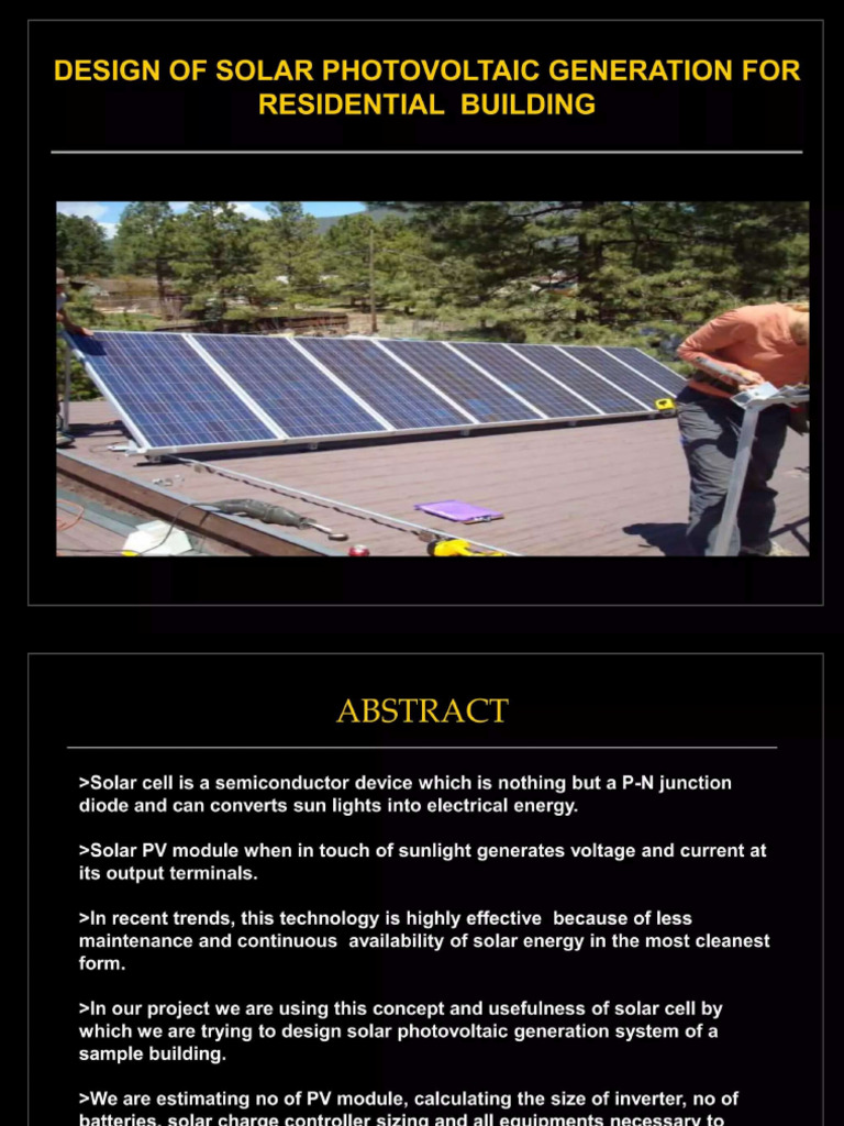 Solar System Design | PDF