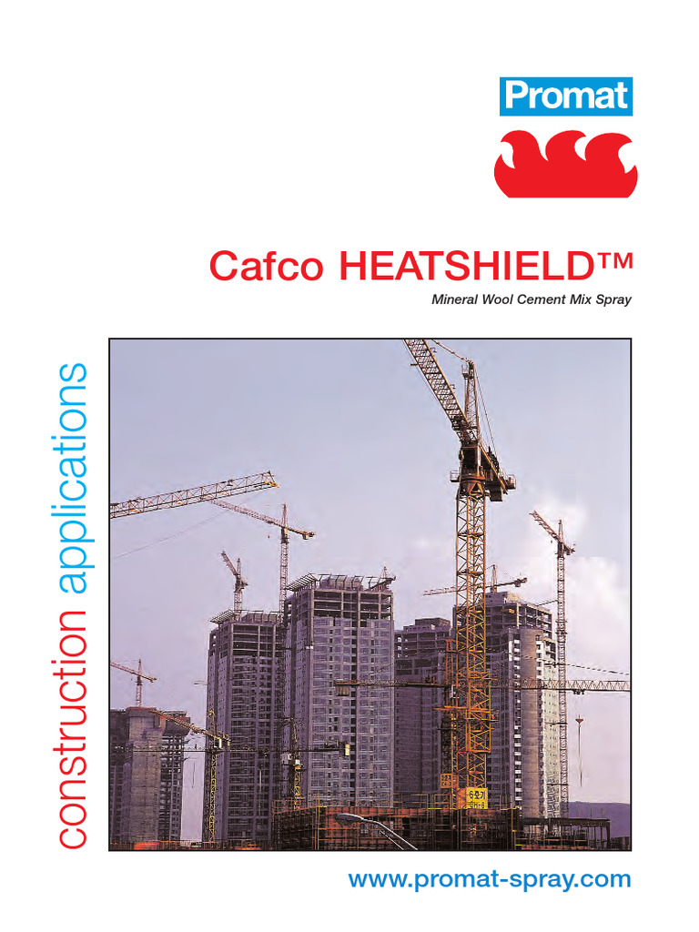 Cafco HEATSHIELD™ Mineral Wool Spray | PDF | Concrete | Materials