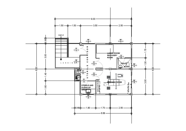 Labor Room Layout and Facilities Plan | PDF