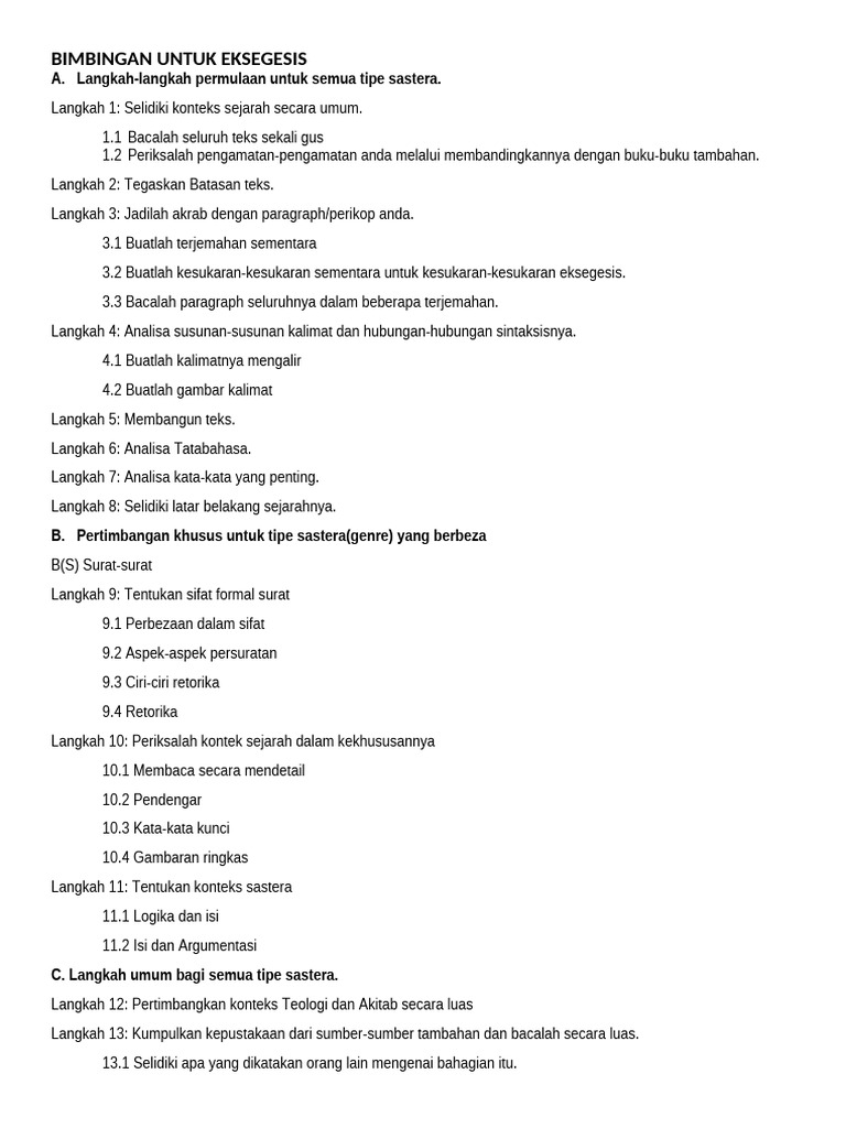Panduan Eksegesis Teks Sastera | PDF