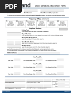 Payroll Adjustment Form Sample Template | PDF