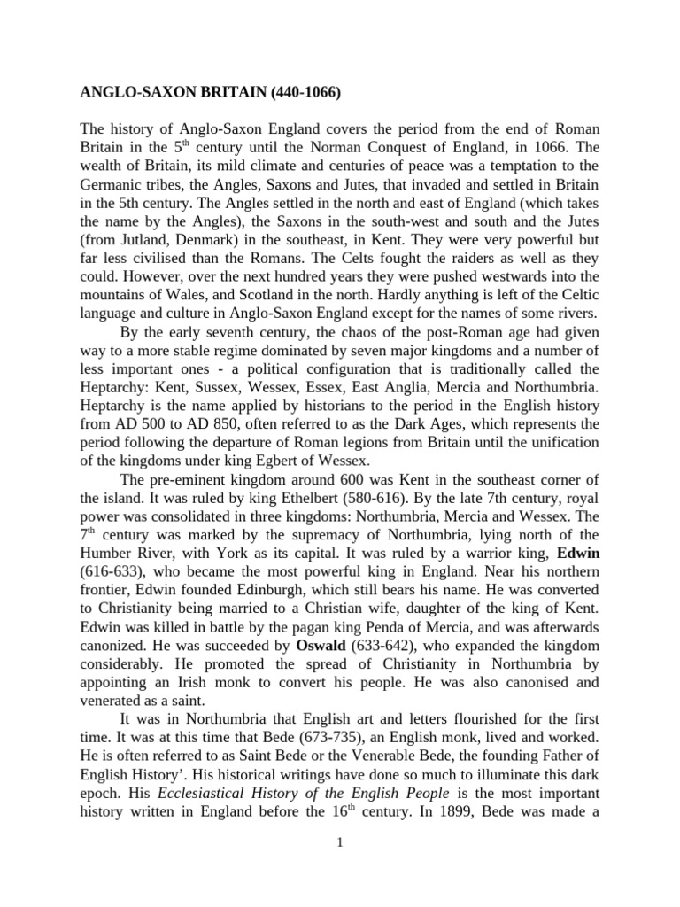 Wessex: Rise of Anglo-Saxon Power | PDF | Danelaw | Wessex